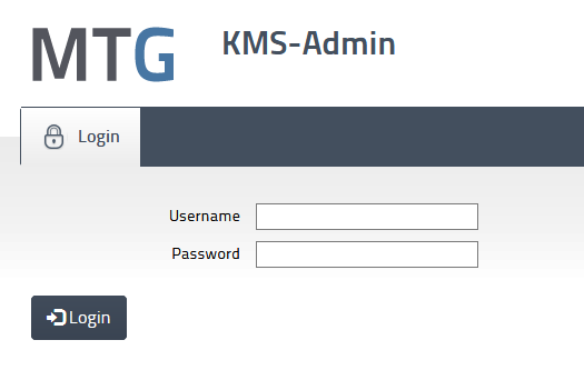 admin login