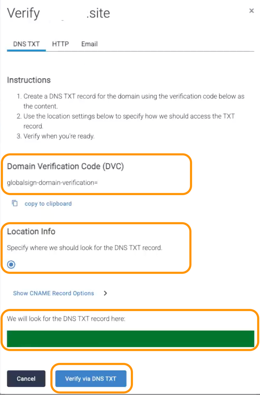 atlas verification options