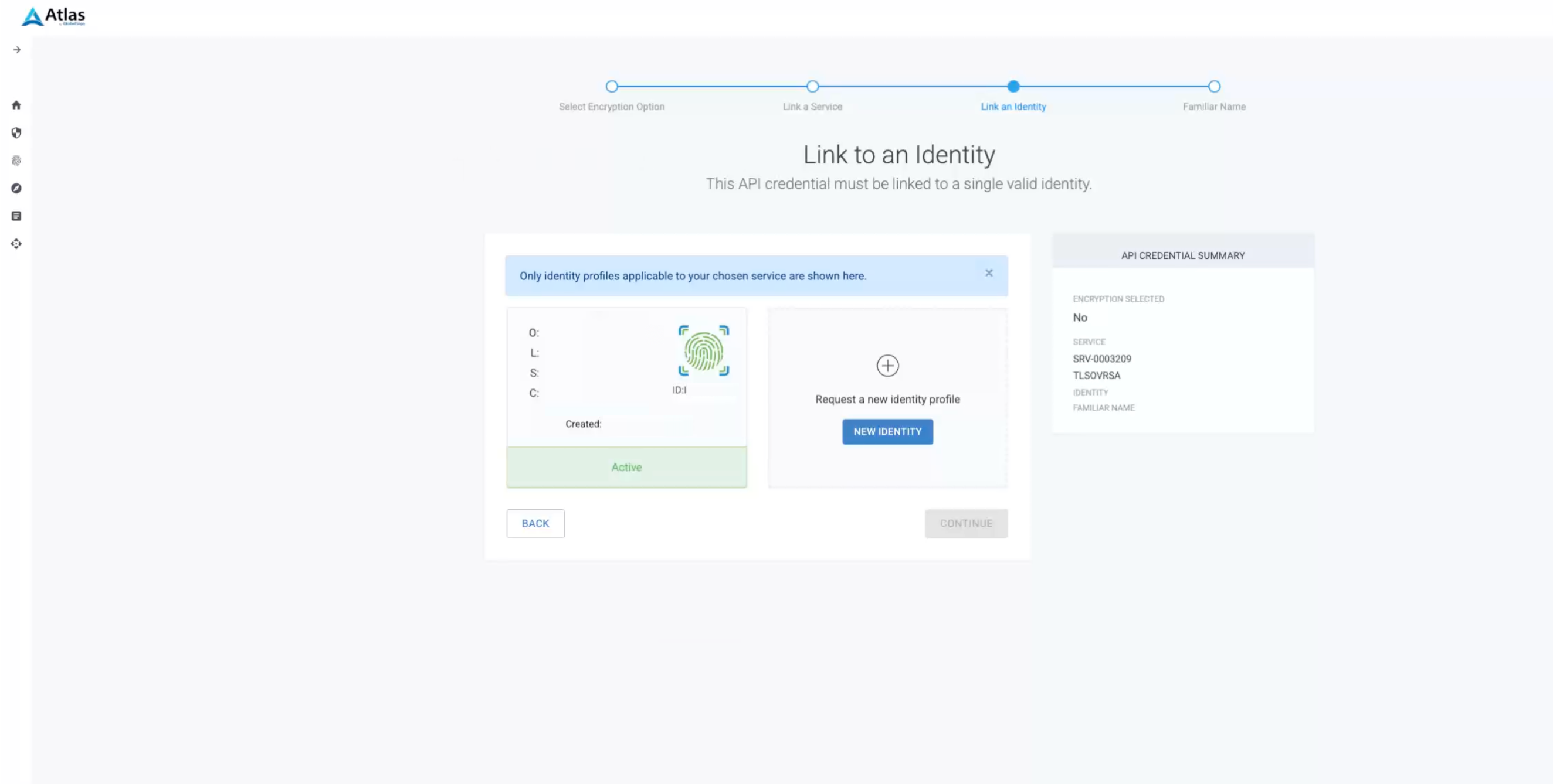 identity link