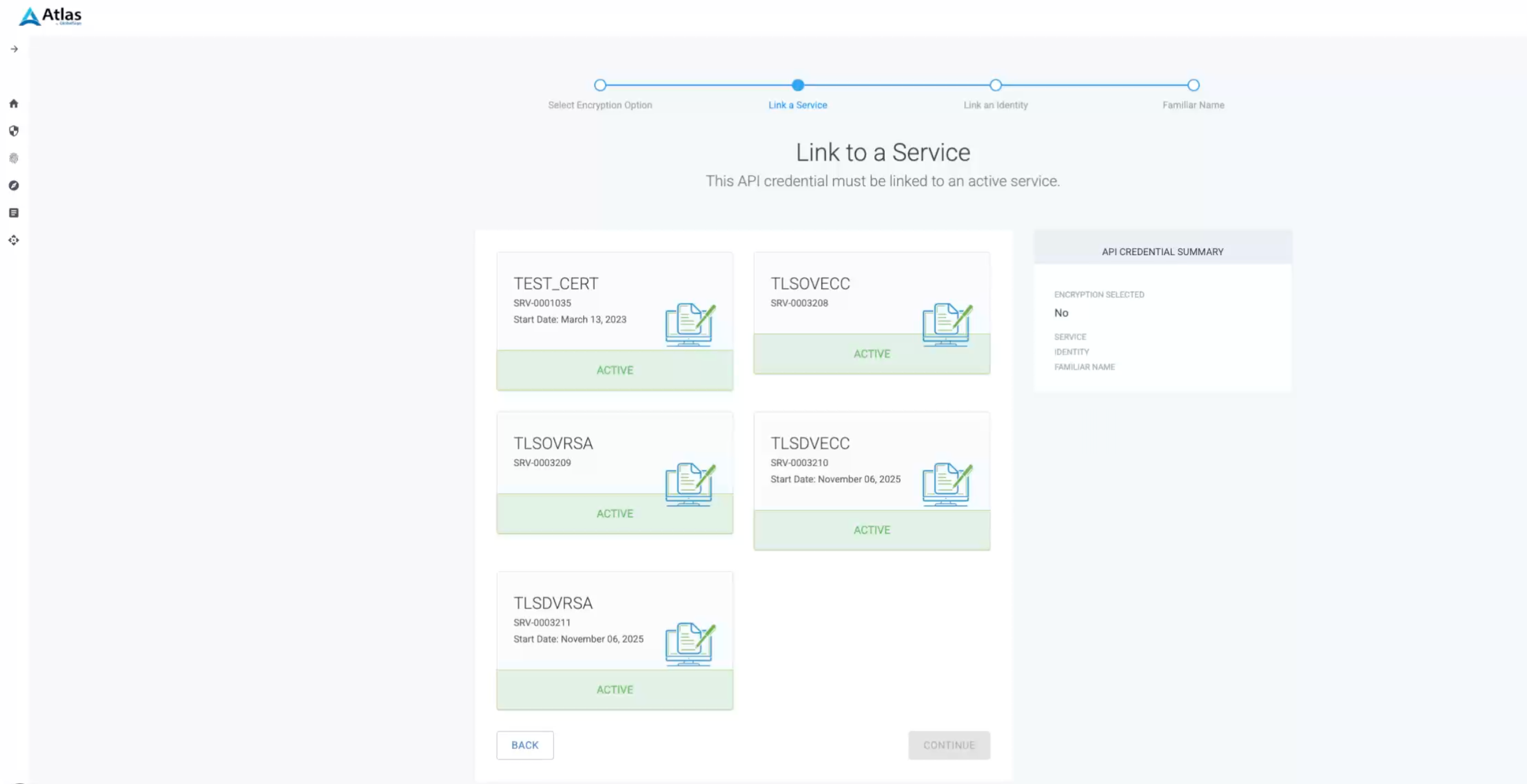 select globalsign service