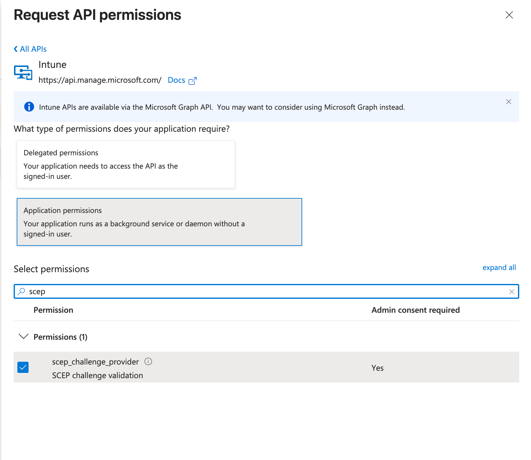 intune 10 add permissions 2